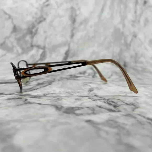 Brendel 902090 60 Eyeglasses Frames Brown Round Full Rim 51-17-135 - Picture 7 of 12